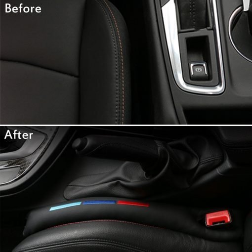 2x Car styling Seat Gap Filler Leather - Image 2