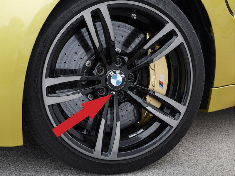 BMW ///M WHEEL EMBLEM 